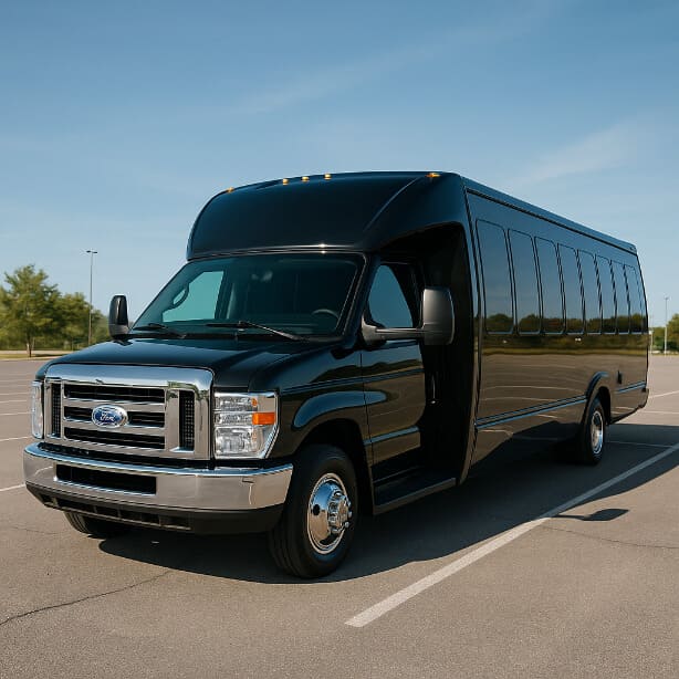 Charter Bus Rental Irvington 18 Passenger Minibus