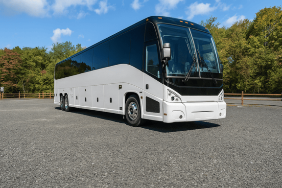 Charter Bus Rental Irvington 56 Passenger Charter Bus